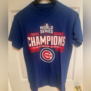Chicago Cubs 2016 World Series Champions Graphic Tee - Blue